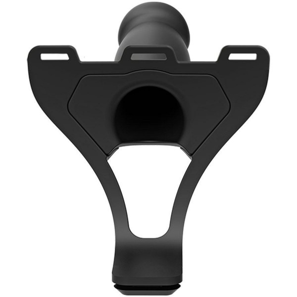 Be Ready Hollow Silicone Strap On Penis Extension Set Black