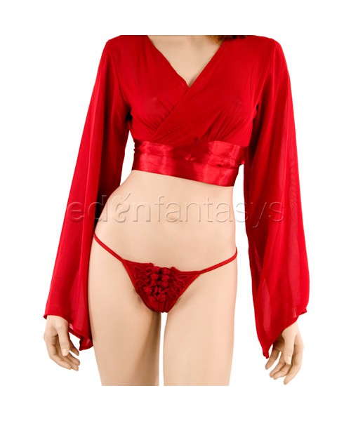 Satin wrap set