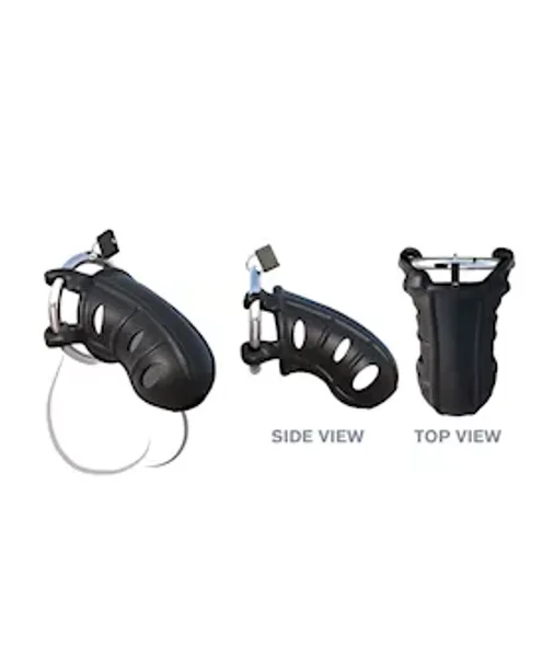 Fantasy C-Ringz Hardcore Silicone Cock Blocker Black