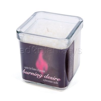 Burning desire candle