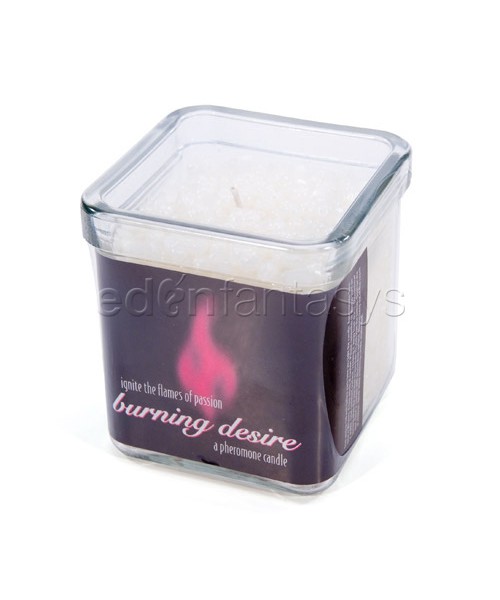 Burning desire candle