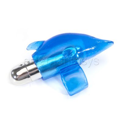 Blue dolphin finger vibe