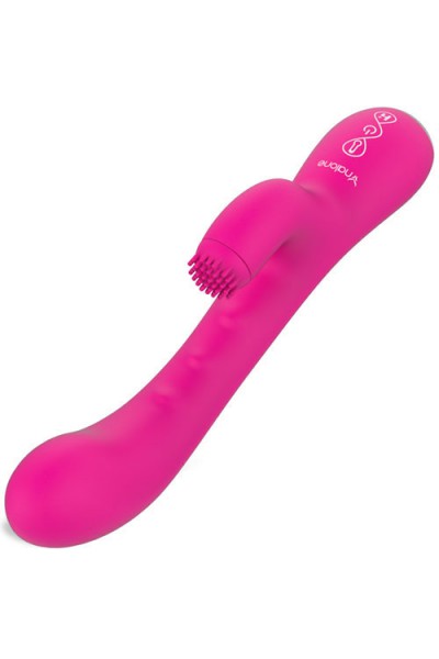 Nalone 8.8" USB-Rechargeable Flexible Rabbit Vibrator