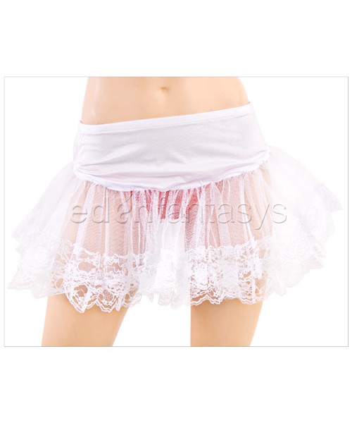 Floral lace petticoat