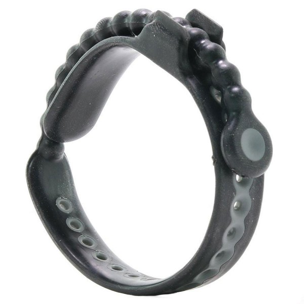 Black Speed Shift Fully Adjustable Silicone Penis Enhancing Cock Ring by Perfect Fit Brand