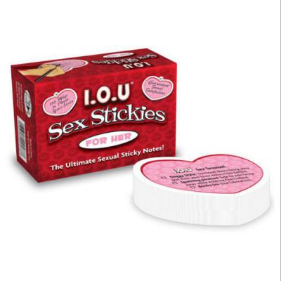 I O U Sex Stickies For Her