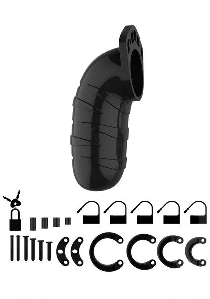 Mancage Model 05 - Chastity - 5.5in - Cock Cage - Black — image 13 of 14