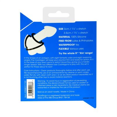 Rock Rings The Cocktagon Cock Ring 2 Pack