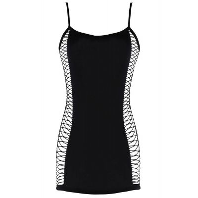 LAPDANCE LINGERIE Black Mini Dress Pop N Lock