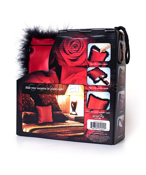 Sweetheart hide a gift pillow