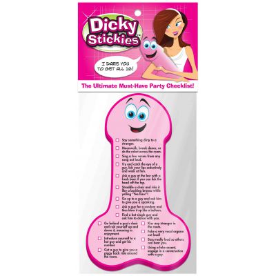 Dicky Stickies Adult Scavenger Hunt