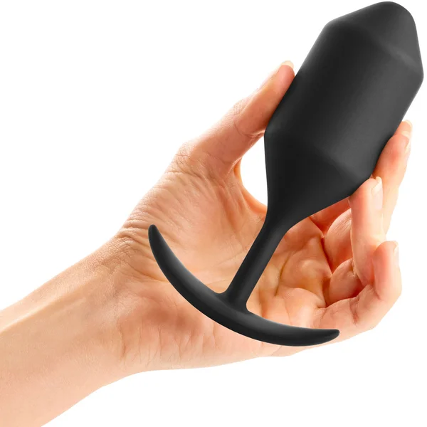B-Vibe Snug Plug 4 Black 9oz Weight — image 19 of 21