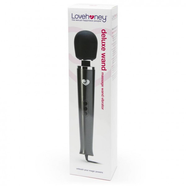 Lovehoney Deluxe Extra Powerful Black Plug In Massage Wand Vibrator