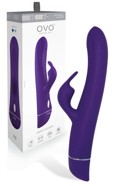 OVO 9" Silicone Rabbit Vibrator