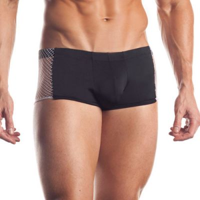 Fishnet side panel brief