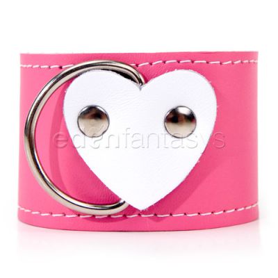 Pink heart wrist restraints