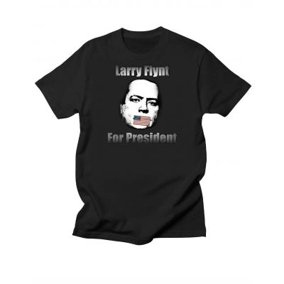 Larry Flynt for President Censor Flag Tee