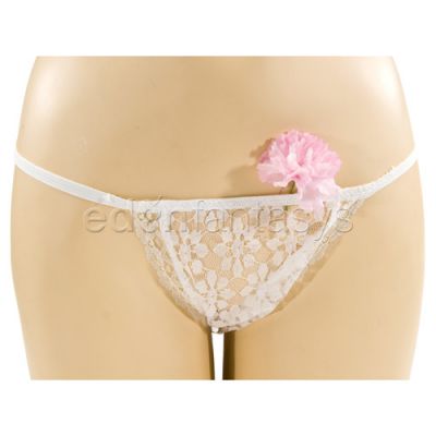 Crotchless panties glow in the dark