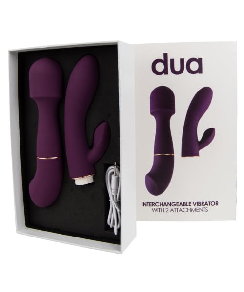 Loving Joy DUA Interchangeable Vibrator with 2 Attachments — image 6 of 20