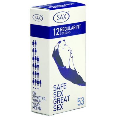 Sax Regular 12 s Latex Condoms