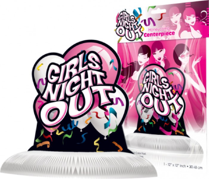 Girls Night Out Honeycomb Centerpiece