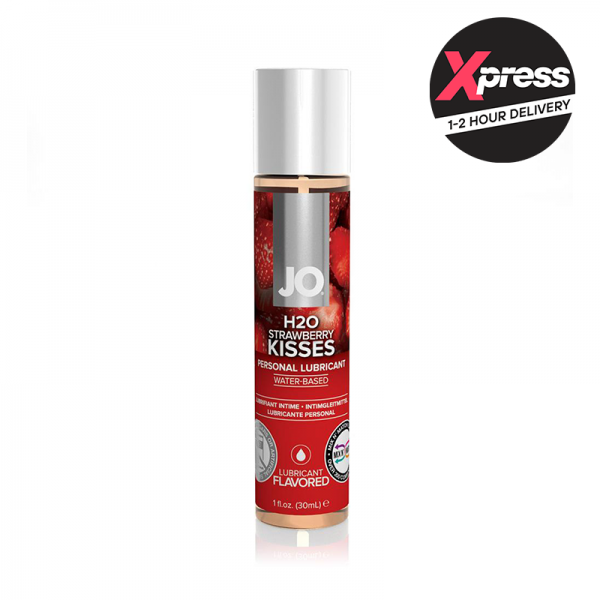 System JO Strawberry Kiss H2o Flavoured Lubricant (30ml)