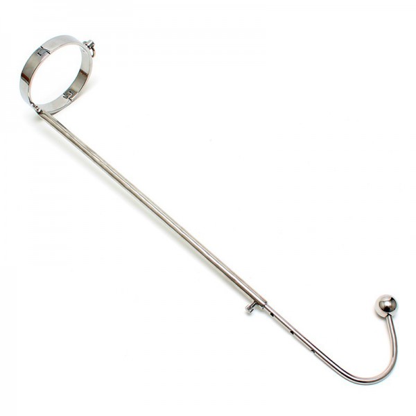 Metal Collar With Anal Bondage Hook