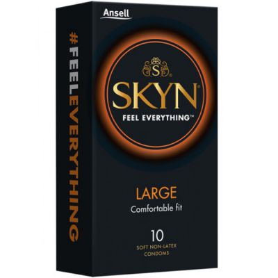 Ansell Lifestyles Skyn Large Latex Free Condoms 10 Pack