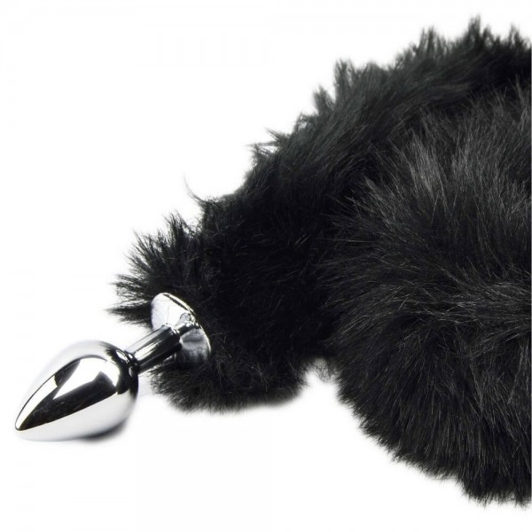 Black Panther Tail With Medium Butt Plug