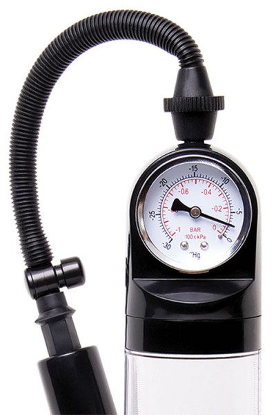 Adam and Eve Penis Pump with Realistic Silicone Entry