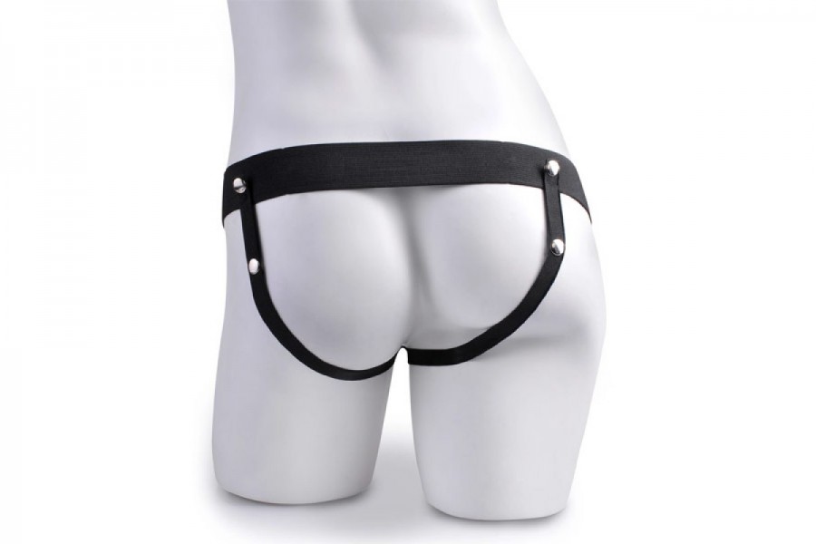 Fetish Fantasy 7.5-inch Hollow Squirting Strap-On with Balls