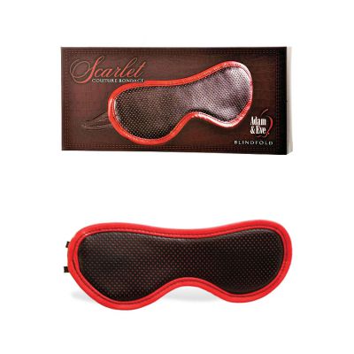 Adam and Eve Vegan Leather Blindfold With Satin Lining