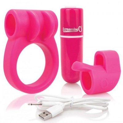 Vibrating Cock Ring Finger Vibe Set
