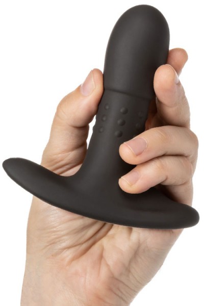 California Exotic Rotating Beaded 5" Silicone Butt Plug