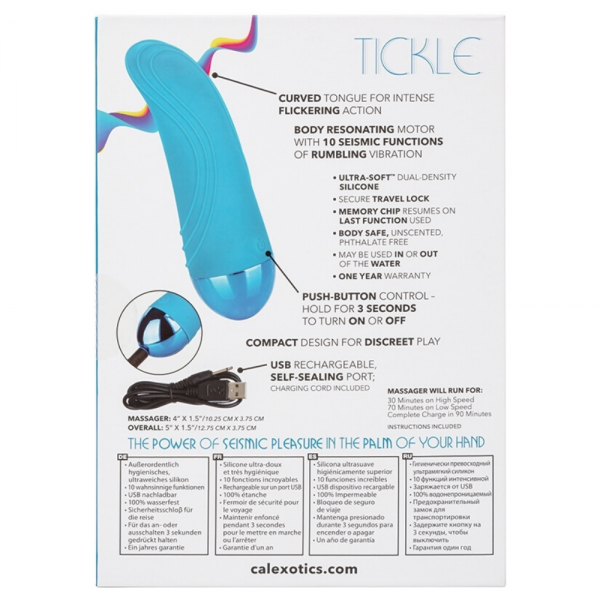 CalExotics Tremble Tickle Dual Density Silicone Massager