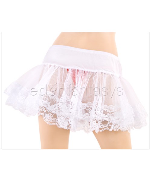 Floral lace petticoat