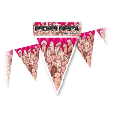 Pecker Fiesta Party Banner