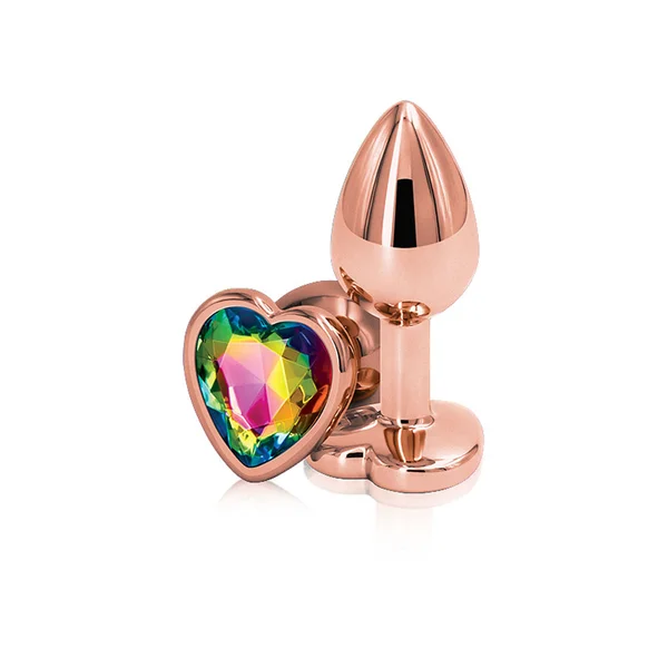 Rear Assets Rose Gold Heart Small Rainbow — image 7 of 8