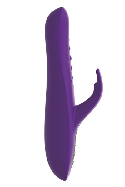 OVO J3 Rotating Beaded Rabbit Vibrator (Purple)
