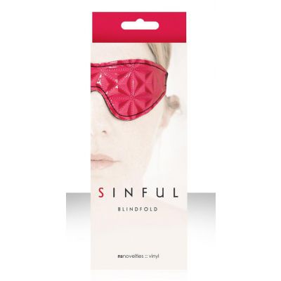 NS Novelties Sinful Pink Blindfold