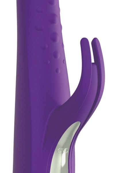 OVO J3 Rotating Beaded Rabbit Vibrator (Purple)