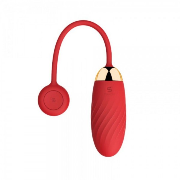 Svakom Ella Ribbed Silicone Bullet with App