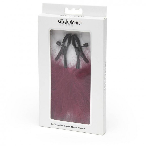 Sex & Mischief Feather Nipple Clamps