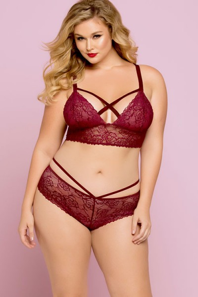 Seven Til Midnight Bianca Rose Gallon Lace Panty