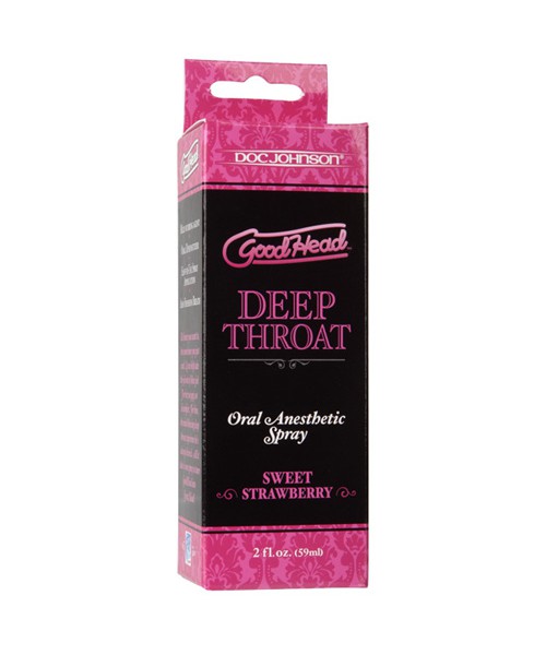 Doc Johnson Good Head Deep Throat Spray Sweet Strawberry