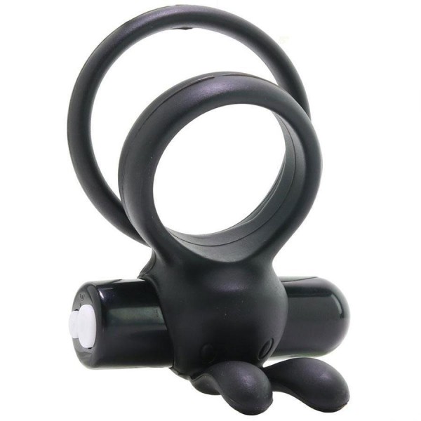 Ohare XL Rechargeable Vibrating Rabbit Cock Ring & Couples Vibrator by Screaming O