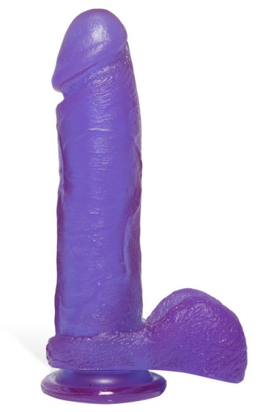 Doc Johnson Crystal Jellies 8" Realistic Dildo with Suction Base