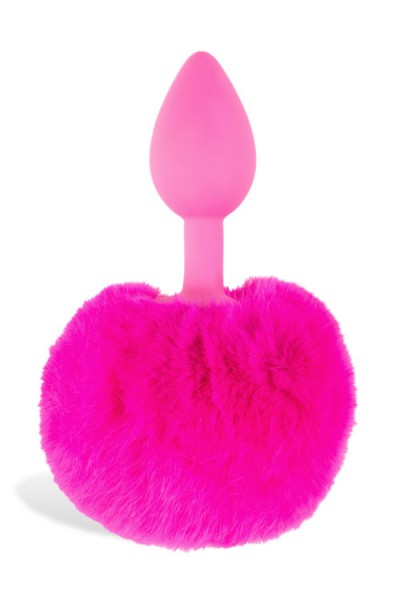 Pipedream Bunny Tail 5" Silicone Butt Plug