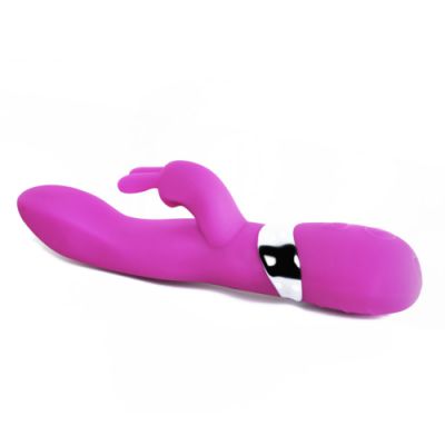 Silicone G Spot Rabbit Vibrator Pink