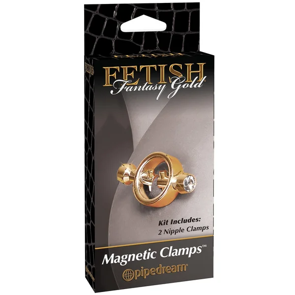 Fetish Fantasy Gold Magnetic Clamps Gold — image 8 of 8
